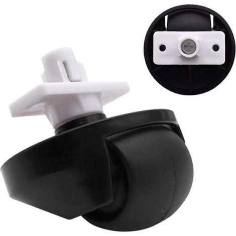 Roue - Pour Aspirateur Robot - Universelle - Noir - 4,6 x 5,2 cm - Lot de 3 (1/5)
