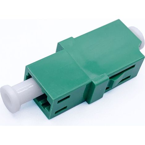 Elfcam® - Adaptateur/Coupleur pour Fibres optiques LC/APC Monomode Simplex (Lot de 1)