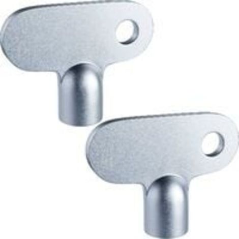 2 Pièces Clé de Radiateur Clé de Purge de Radiateur Solide Clé de Radiateur d'Ouverture Carrées Horloge Matérielle Facile à Saisir pour Vis à Clapet Taille 5mm (1/3)