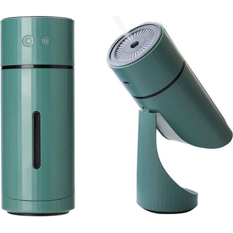 SABIR Humidificateur,260 Ml, Nano Brume Fine, Rotation à 90 DegréS, 2 Modes De Brume, Humidificateur D'Air De Voiture Avec 3 Couleurs Led Changeantes, Pour Chambre De BéBé, Bureau à Domicile (1/5)