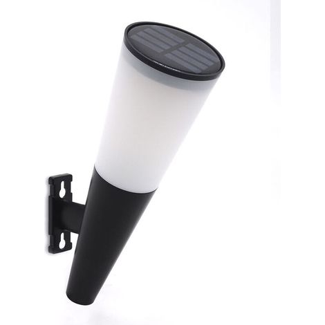 Lampe Solaire Extérieur Murale, Éclairage Solaire Etanche sans Fil avec Détecteur de Mouvement, Lampe de Sécurité pour Jardin, Lumière Blanche et Blanche Chaude (1/5)