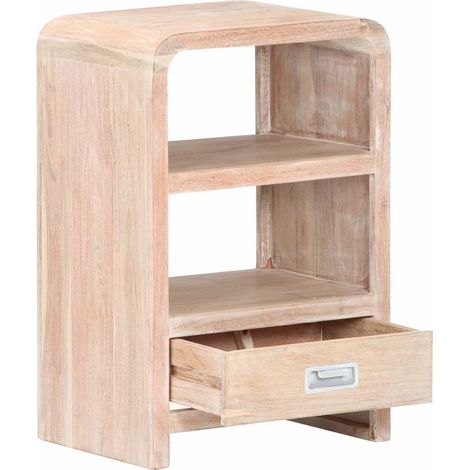 Maison Exclusive - Comodino 40x30x60 cm in Legno Massello di Acacia (1/5)