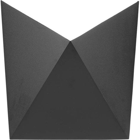 Aplique de pared LED de bolsillo V-TAC, 5 W, 110 lm/W, negro, blanco natural, IP65