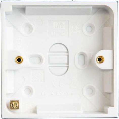 Dencon 8897NB Pattress Box 1-Gang 18mm DCN8897NB (1/2)
