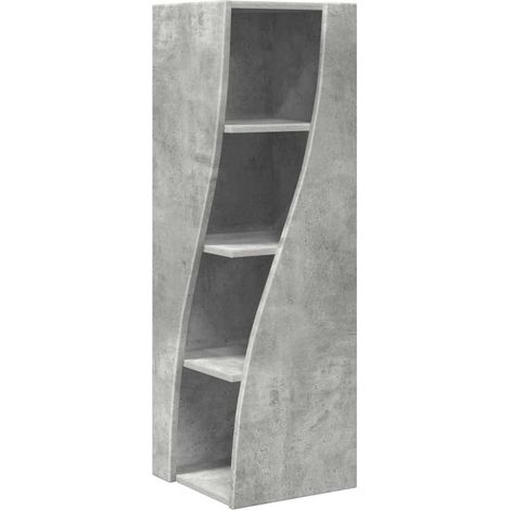 Maison Exclusive - Armario de esquina Gris Concreto 32x32x102cm (1/5)