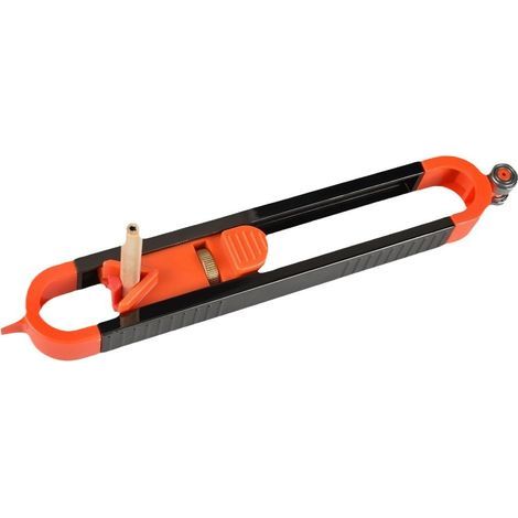 Contour Gauge, Contour Gauge with Lock, Contour Duplicator, Profile Tracing Ruler with Pencil, Contour Ruler for Woodworking, for Accurately Copying Irregular Shapes (1/5)