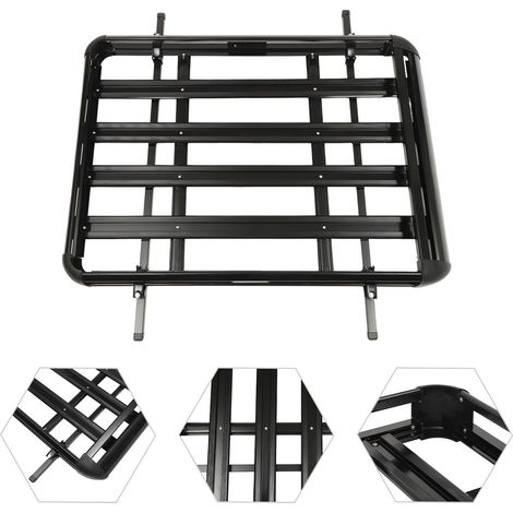Portabagagli universale alluminio auto, cesto carico, supporto bagagli regolabile 140cm