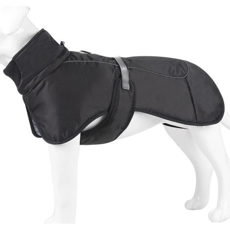 Wasserdichter Hundemantel Warmer Hundeweste Reflexstreifen et D-Ring (1/5)
