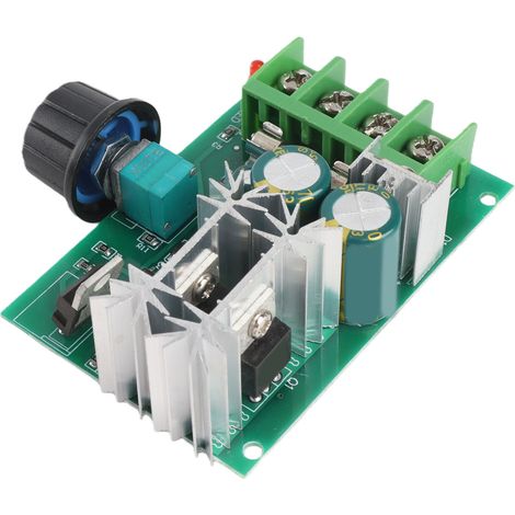 Module de régulation de vitesse pour moteur CC, régulateur de puissance PWM, ventilateur 12V/24V/36V/48V, 20A (1/5)