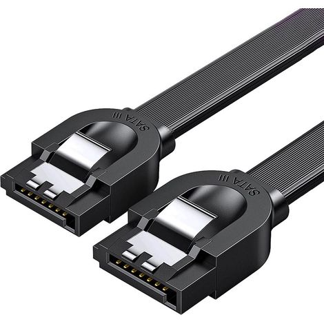Cable de datos UGREEN SATA 3, 0,5 m - Negro