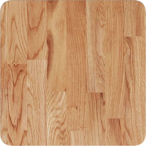 vidaXL Piano Tavolo Quadrato Marrone Chiaro 40x40x1,5 Rovere