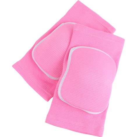 paire de bas, manchons chauds, équipement de fitness, accessoires de sport, genouillères, protège-genouillères, manchons de sport, protège-jambes élastiques roses (1/4)