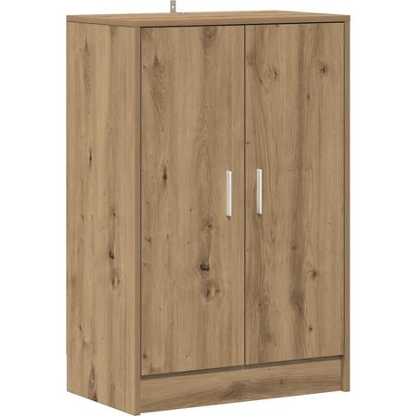 Maison Exclusive - Zapatero madera ingeniería roble artisan 60x35