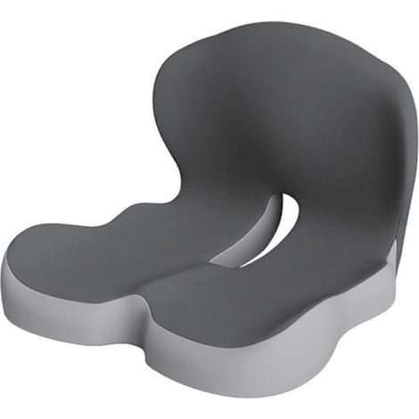 Coussins d'assise intégrés en mousse à mémoire de forme en L, faciles à nettoyer, pour la maison ou le bureau. (1/5)
