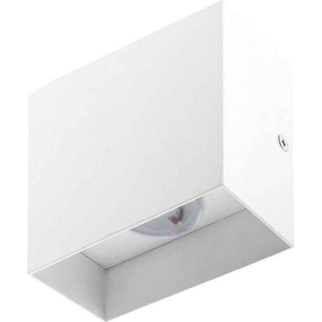 Lampe murale esme 2x3w led 500lm 4000k l.10xan.5xh.10cm white (1/5)