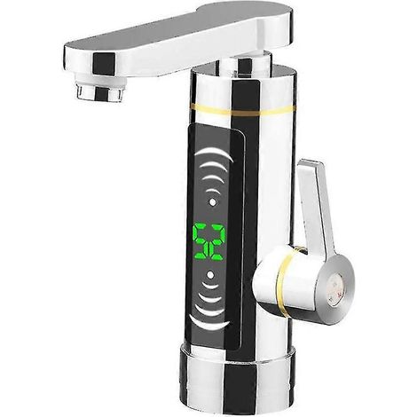 Sofort heißes Wasser aus dem Wasserhahn, 3000-W-elektrischer Durchlauferhitzer mit LED-Anzeige und schneller Aufheizzeit (1/5)