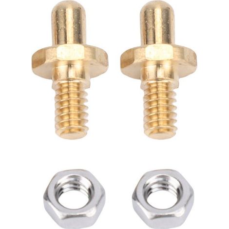 BelleRise - 2pcs charnières barbecue – 70332 – acier inoxydable, anti-affaissement – pour Weber Genesis/Summit/Spirit (1/5)