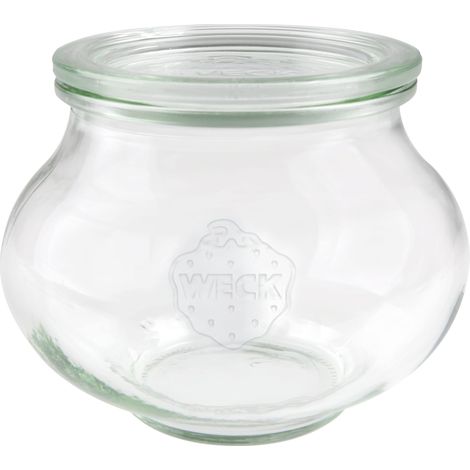 Weck Glser Schmuckglser 901, 500 ml (6x Einmachglser, Marmeladenglser) 58311