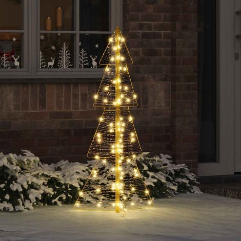 Weihnachtsbaum mit 100 LEDs Warmes Weiß 120 cm PET