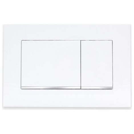 Blanc Panneau Réservoir Eau Encastré Compatible Geberit SIGMA30 Accessoire Chasse Eau Mural, Interrupteur Bouton Toilette Non Original