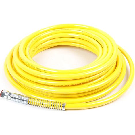 Tuyau de pulvérisation de peinture sans air 15M 3300 PSI 1/4'' fibre flexible pour pulvérisateurs (1/5)
