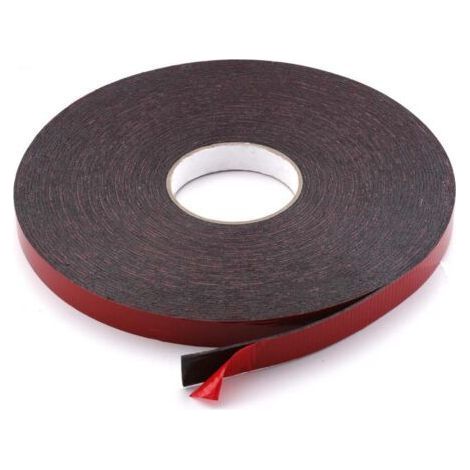 Ruban adhésif double face 20 mm x 25 m, épaisseur 2 mm Résistant aux variations de température Ruban en mousse thermorésistant pour couvertures de serre (1/5)