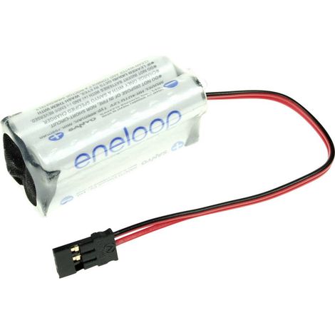 Pacco batteria 4x Ministilo (AAA) Panasonic eneloop Würfel F2x2 con cavo, con spina NiMH 4.8 V 750 mAh