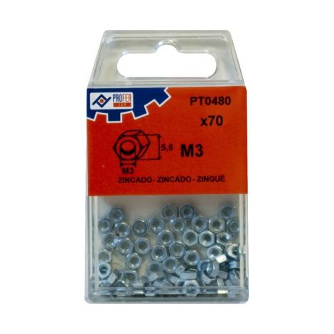 DADO ESAGONALE DIN934 ZN C/48 - M 4