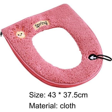 COUSSIN DE SOL - MATELAS DE SOL Closestool Tapis étanche, accrocheur, excellent épais en style-Red1 (1/4)
