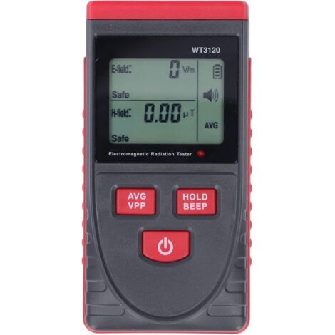 Compteur EMF Compteur EMF nucléaire, détecteur de rayonnement de champ électromagnétique Détection de rayonnement Détecteur de rayonnement de champ électromagnétique numérique LCD numérique (1/4)