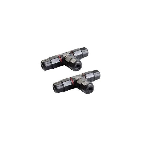 Boîtes de Jonction Electrique Étanche IP68 3 Voies Connecteur de Câble Boîtier Électrique Extérieur 2 Pièces (1/5)