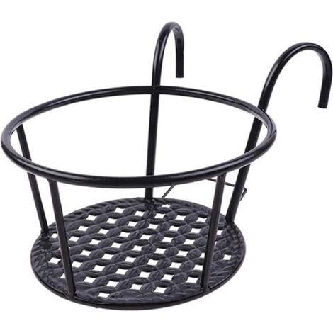 Support suspendu pour plantes, porte balcon, jardinière rambarde de (1/5)