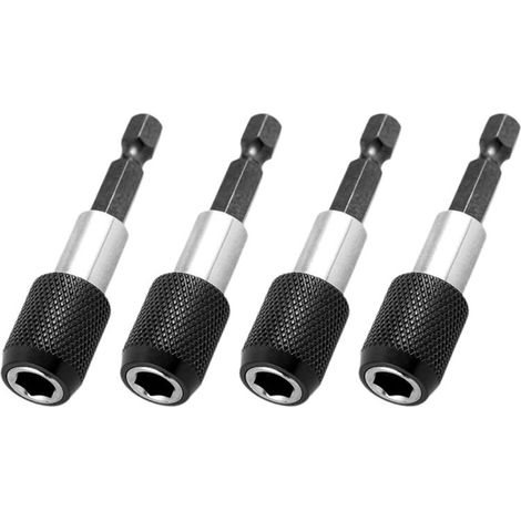 Porte Embout Magnetique - Tige Hexagonal 1/4 Pulgada - Para Taladro y Destornillador - 1 Unidad (1/5)