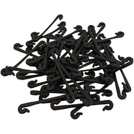 Lot de 50 tuteurs à vigne de 6 cm, tuteurs fixes pour vigne, attaches pour plantes de jardin, liens pour vignes et raisins (1/4)