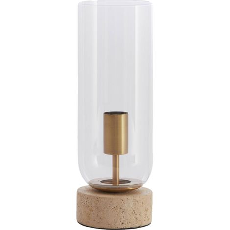 Light & Living - tischlampe - Rylano - transparent - beton -