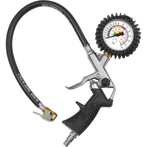 Hand-Reifenfüllmesser mitMomentstecker ungeeicht 0-12bar RIEGLER (1/3)