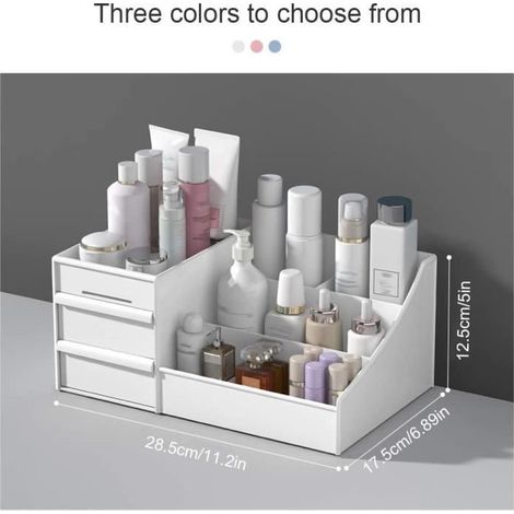 Boîte d'organisateur de Maquillage, Organisateur de tiroir de maquillage en plastique, bureau de tiroir de rangement (1/4)