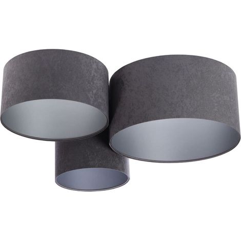 Plafonnier trio 080-052 - Gris, argent
