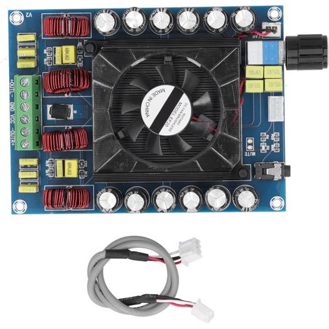Carte amplificateur numérique stéréo 2 canaux XH‑A121 avec module potentiomètre vidéo (1/5)