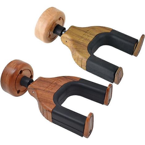 2024 Lot de 2 crochets muraux métalliques pour guitare, support mural pour guitare, fixation murale pour guitare. (1/5)
