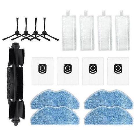Filtre HEPA, serpillère et sac à poussière de rechange pour aspirateur robot Rowenta Tefal X-Plorer Serie 75 S+ RG8597W (1/5)