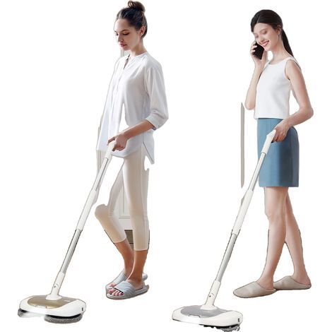 Mop Électrique Rotatif, 40W de Puissance, Tête Rotatable à 180°, 100 Minutes de Temps de Travail (1/5)