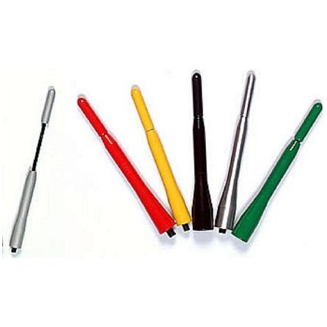 Antenne Missile 11cm - Noire - a visser-Chrom (1/2)