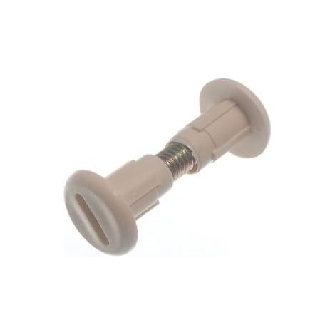 Lot de 10 vis de fixation pour meuble Blanc