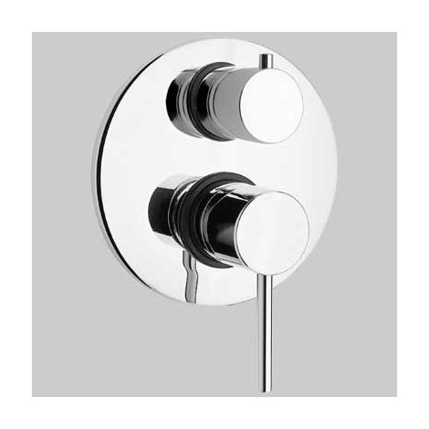 MONOCOMANDO DOCCIA INCASSO CON DEVIATORE DISCO  Cromo     PAINI