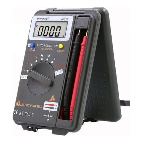 Mini Pocket Digital Multimeter, Voltmeter, Ammeter, Resistance Tester, Ohmmeter, Voltmeter, Ammeter, 4000 Counts (1/5)