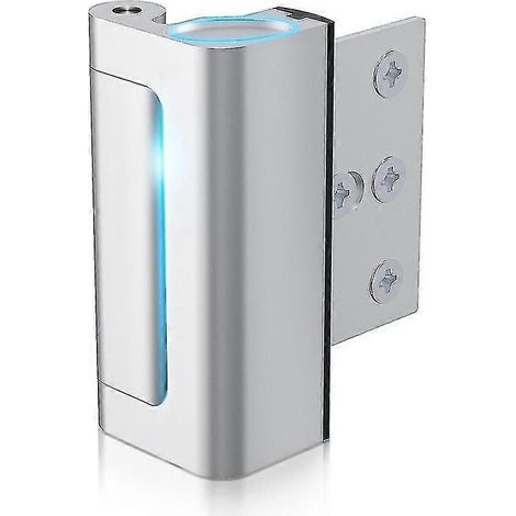verrou de renfort de porte, verrou de renfort de porte en alliage d'aluminium en forme de U, verrou de sécurité de porte de 3 pouces (1/5)