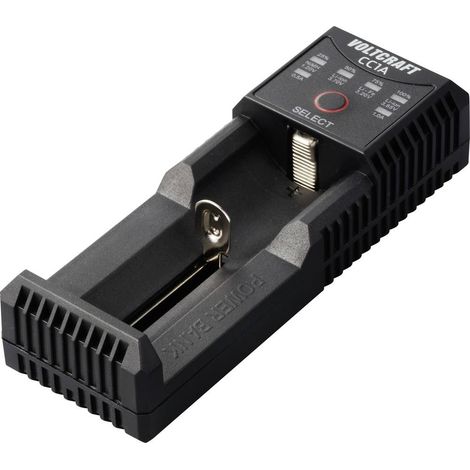 VOLTCRAFT CC1A Caricabatterie universale NiMH, LiIon, LiFePO, NiCd Stilo (AA), Ministilo (AAA), 1/2 Torcia (C), 10440,