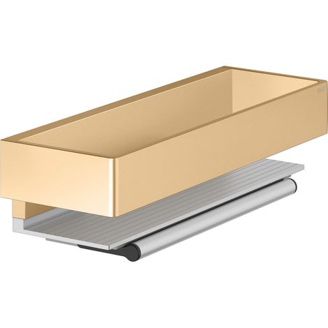 KEUCO EDITION 11 Duschablage mit Glasabzieher, abnehmbar,