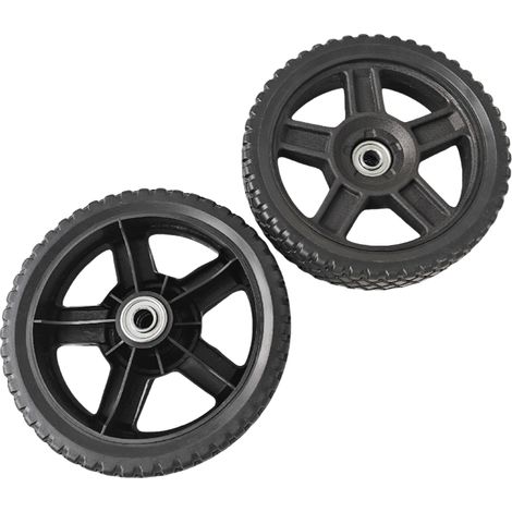 Roues de tondeuse Roues de tondeuse poussées de 8 po (environ 20,3 cm) (jeu de 2) Kit de roues